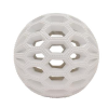 Esfera blanca con huecos hexagonales chica.