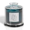 Vela aromatica azul marino con capelo