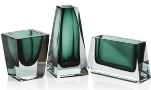 Alternative view of Florero cuadrado verde