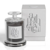 Vela aromatica negra con capelo chica