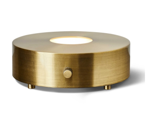Lampara circular dorada