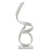 Escultura de resina con cuarzo blanco
