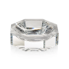 Cuenco octagonal transparente