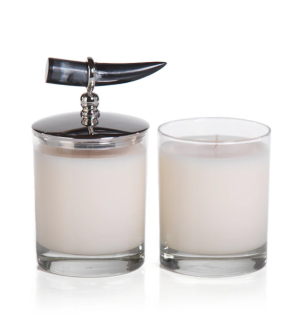 Vela aromática con tapa de cuerno - Tobacco flower