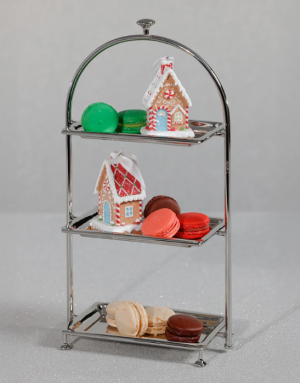 Alternative view of Soporte para té plateado