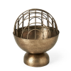 Base decorativa de metal