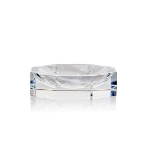 Alternative view of Cuenco octagonal transparente