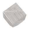 Cubo decorativo de líneas