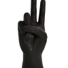 Mano peace negra.