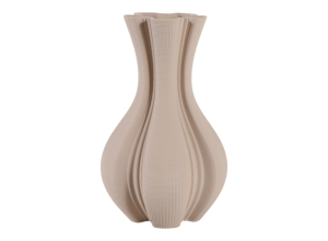 Jarrón 3D beige grande