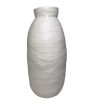 Florero beige con textura