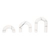 Set de arcos blanco con negro