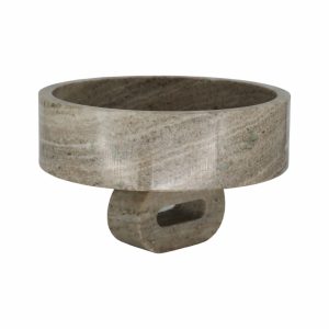 Bowl de mármol con base