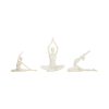 Set de esculturas de yoga