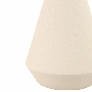 Alternative view of Florero beige de cerámica chico