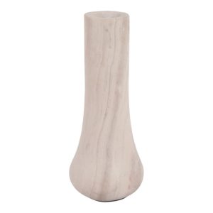Jarrón de marmól beige