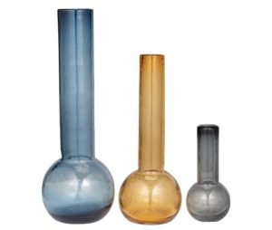 Alternative view of Florero probeta azul