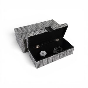 Alternative view of Set de cejas gris con negro
