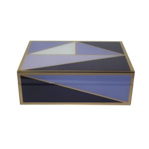 Caja geometric morada