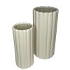 Set de dos floreros beige