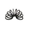 Slinky negro de metal