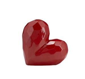 Corazón Rojo de Cerámica