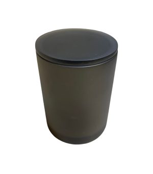 Vaso redondo gris
