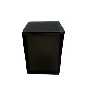 Vaso cuadrado gris