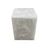 Vaso cuadrado blanco