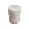 Vaso redondo blanco