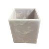 Bote rectangular blanco