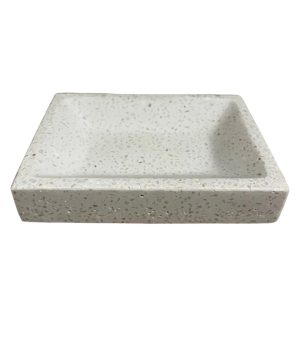 Jabonera rectangular terrazo
