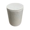 Vaso redondo terrazo