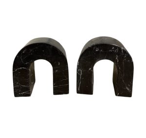 Alternative view of Portalibros de mármol negro