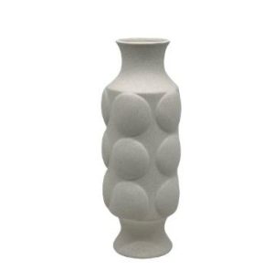 Florero con relieve grande
