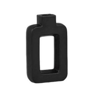 Alternative view of Florero rectangular negro