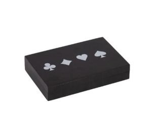 Alternative view of Caja negra con cartas y dados