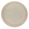 Set de manteles redondos beige