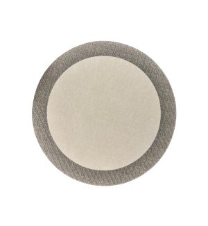 Set de manteles beige redondo