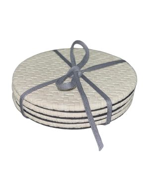 Set de portavasos beige