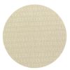 Set de manteles beige redondo