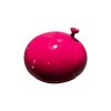 Globo aplastado rosa
