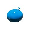 Globo aplastado azul