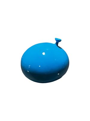 Globo aplastado azul