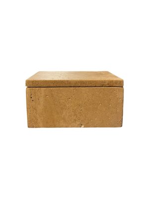 Caja de mármol travertino
